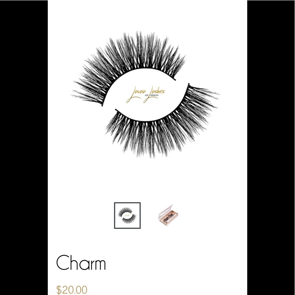 Lavaa Lashes! Faux Mink, Charm. New in Packaging!
